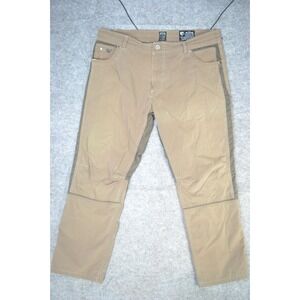 Kuhl Radikl Pants Mens 40x30 Beige Patent Pending Logo 5-Pockets Straight‎ Leg